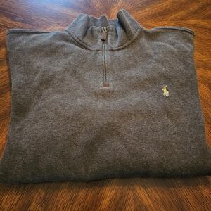 Polo by Ralph Lauren Men's Brown 100% Cotton Zip-Up Sweater Size XXL